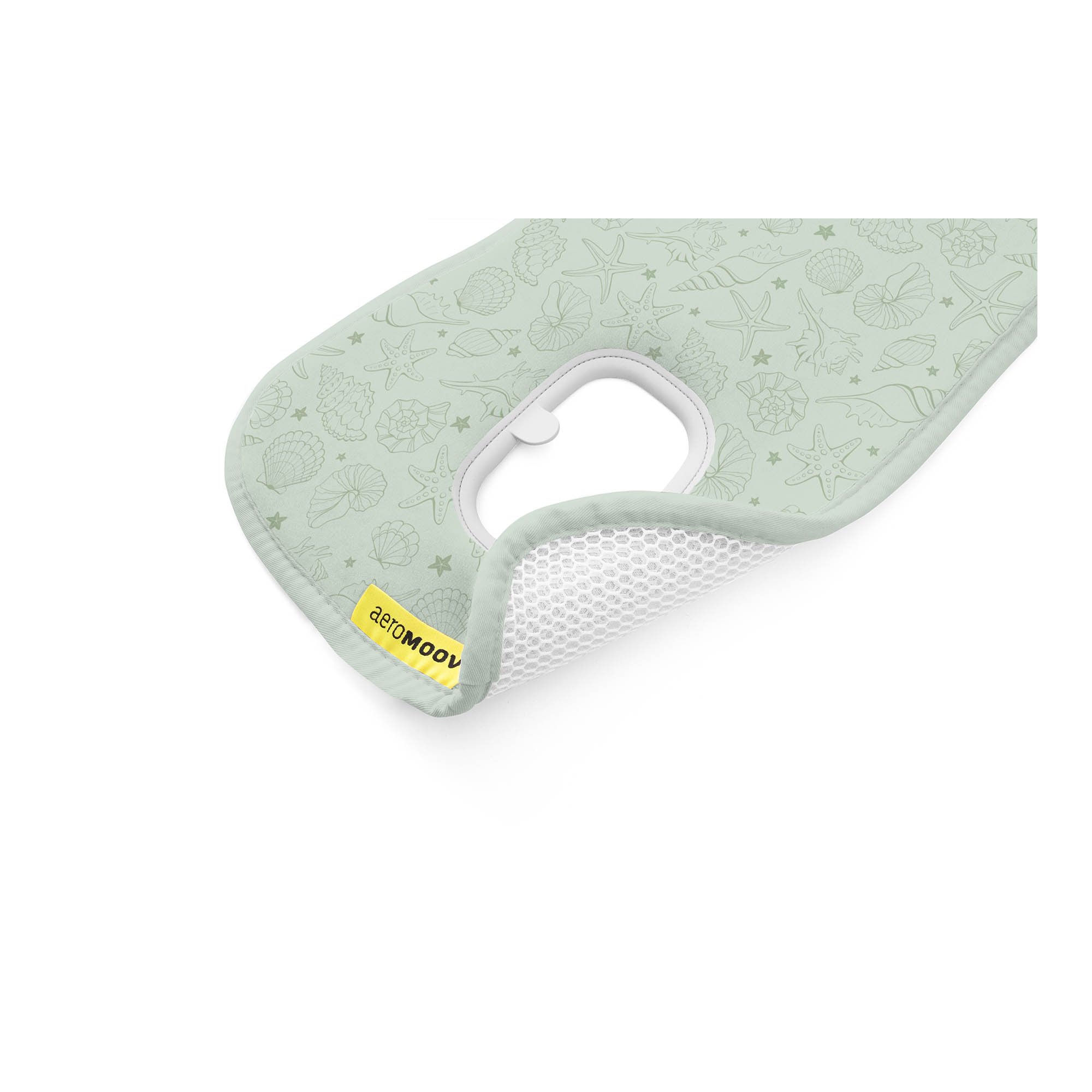 AeroMoov Anti-Schwitz-Auflage für Babyschalen Seashell Olive