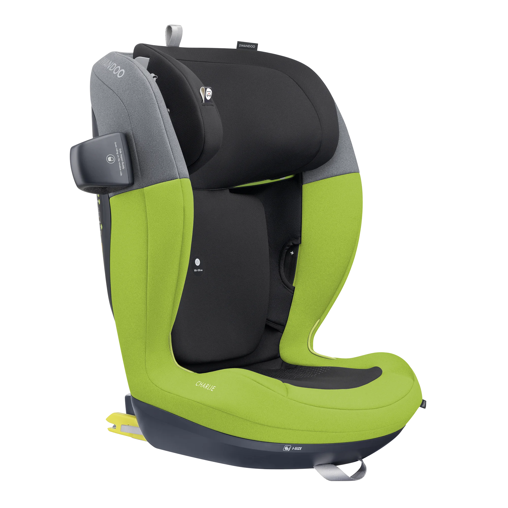 Swandoo Charlie i-Size Lime/Sesame Grey