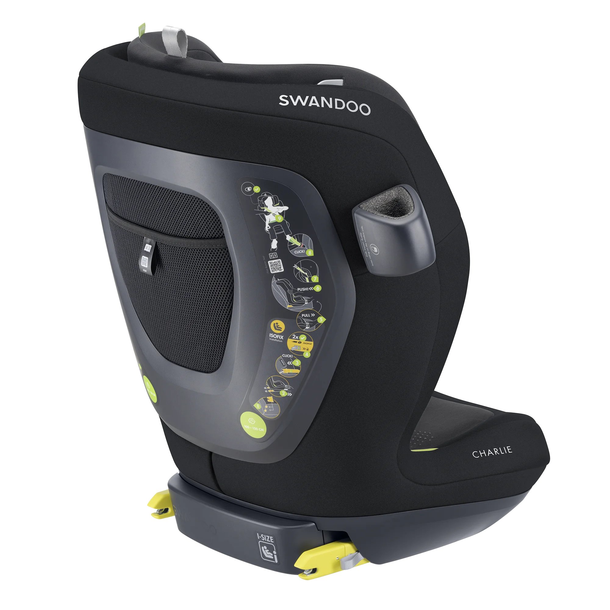 Swandoo Charlie i-Size Chia Black Swandoo Charlie i-Size Chia Black