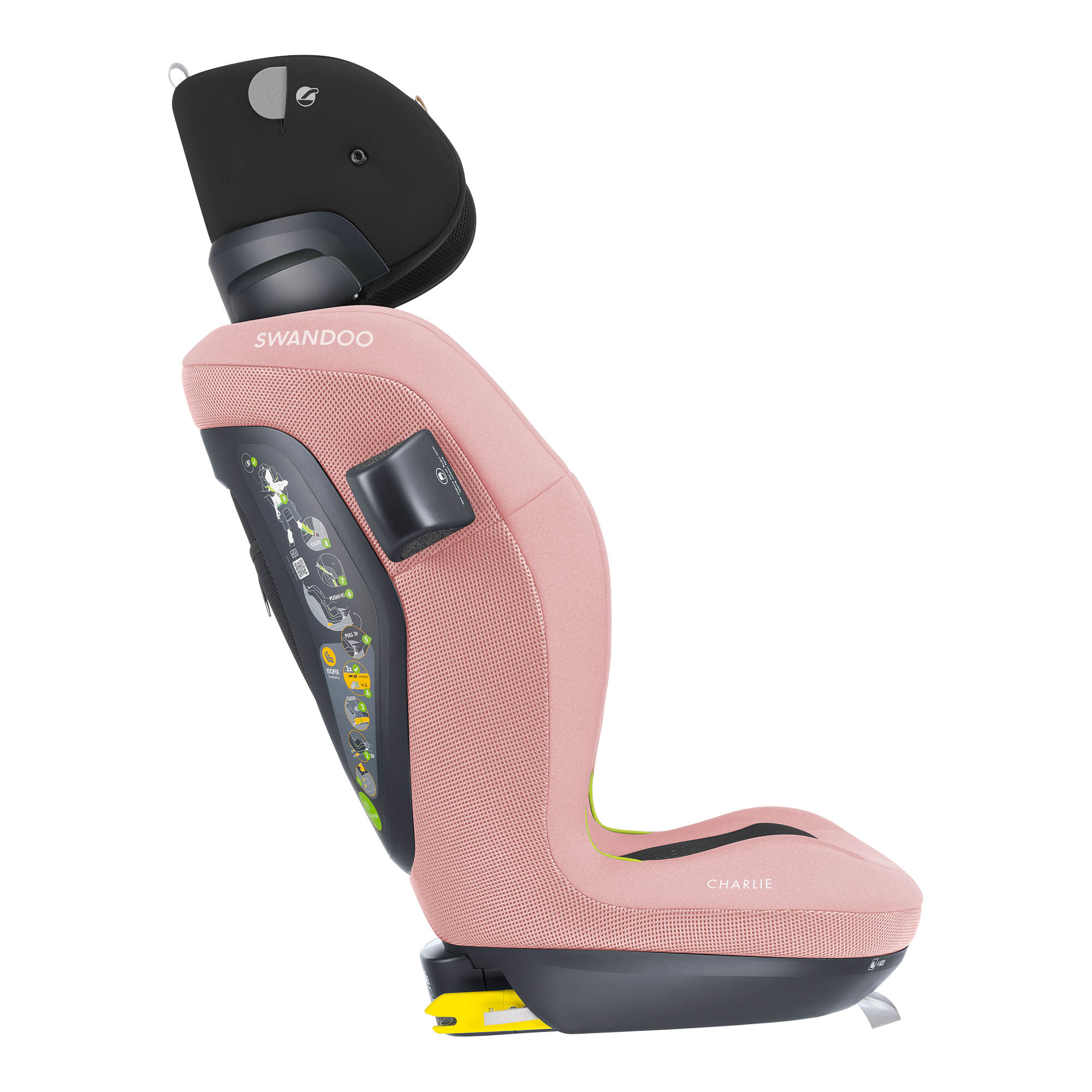 Swandoo Charlie i-Size Positive Pink Limited Edition