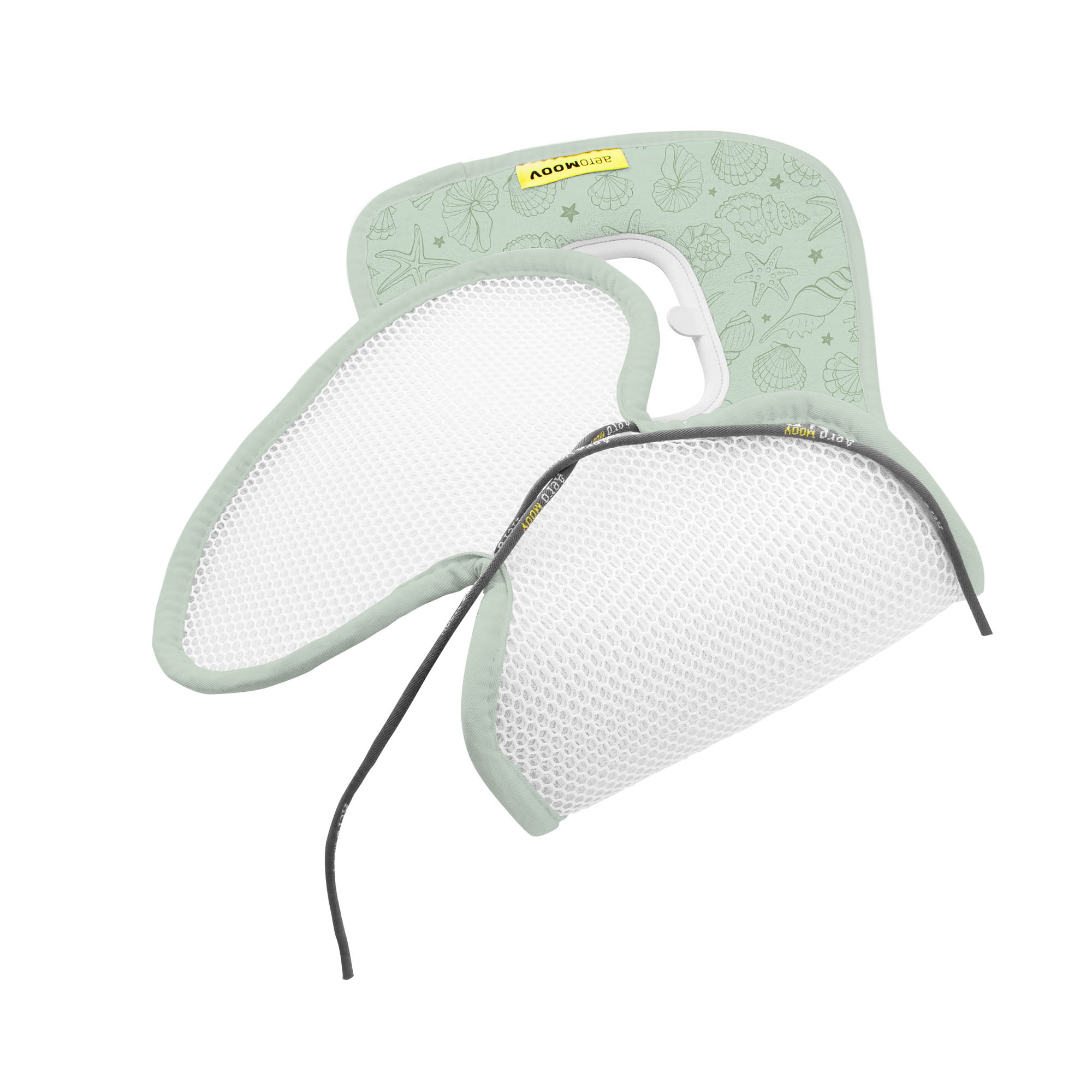 AeroMoov Anti-Schwitz-Auflage für Babyschalen Seashell Olive AeroMoov Anti-Schwitz-Auflage für Babyschalen Seashell Olive