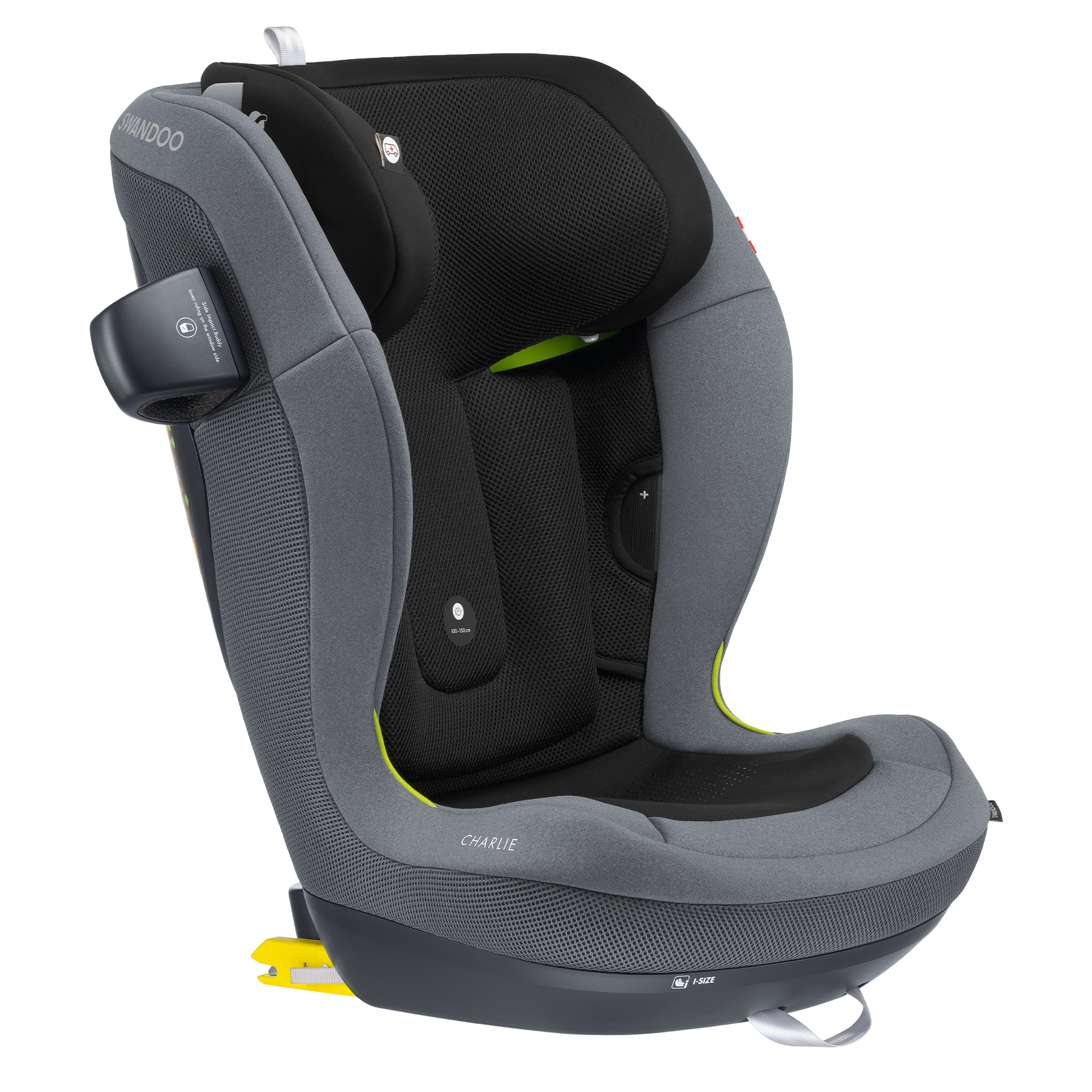 Swandoo Charlie i-Size Graceful Grey Mesh