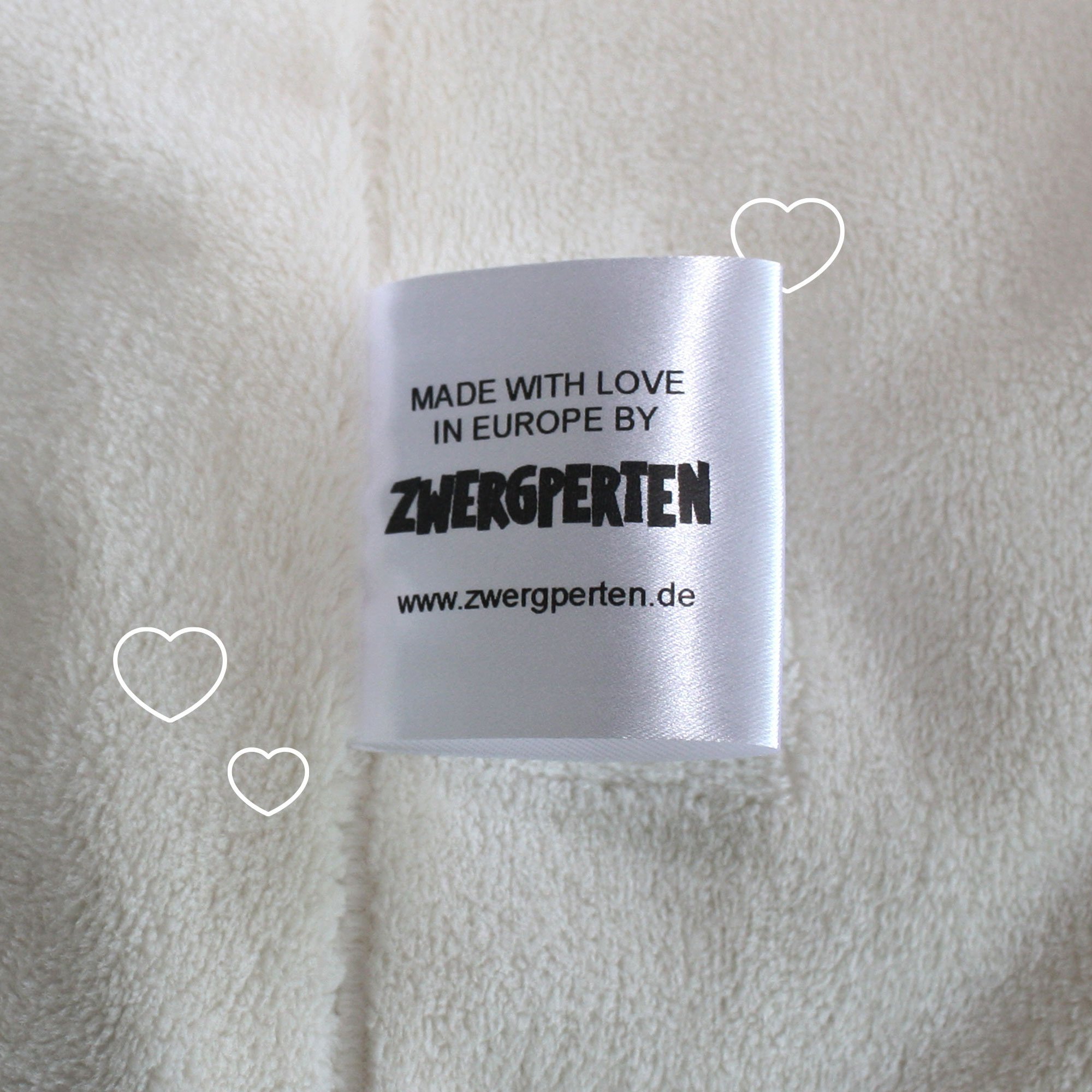 Zwergperten Kindersitz-Poncho Beige